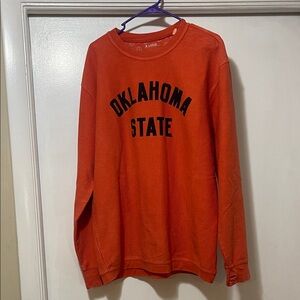 Pressbox Vibrant Oklahoma State Orange Graphic Long Sleeve extra large